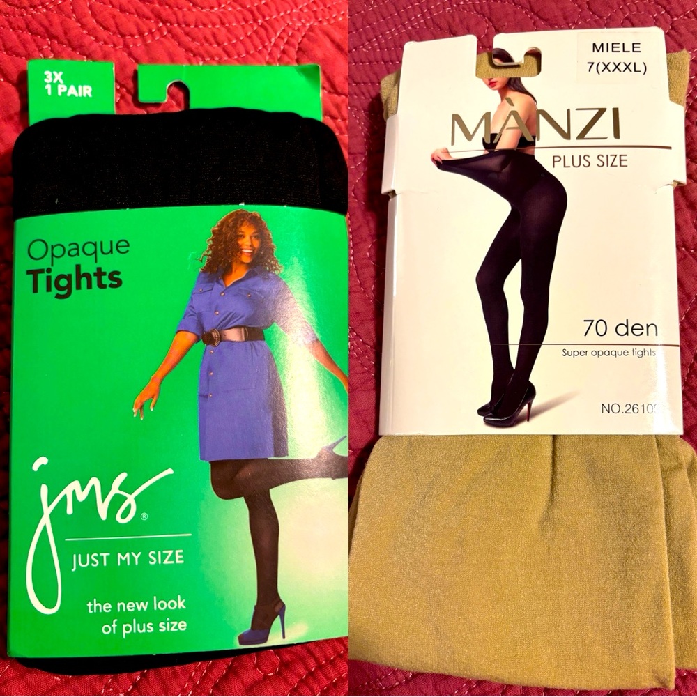 NEW bundle of two opaque tights 🖤🤎